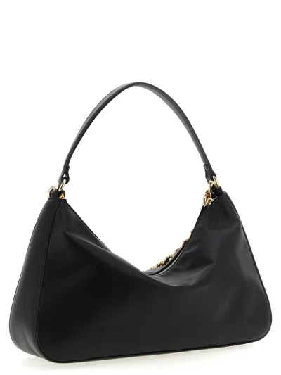 Twinset Twin-set Black Crossbody Bag With Chain Strap In Black