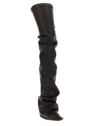 Attico ''robin Otk'' Thigh High Boots 95mm In Black