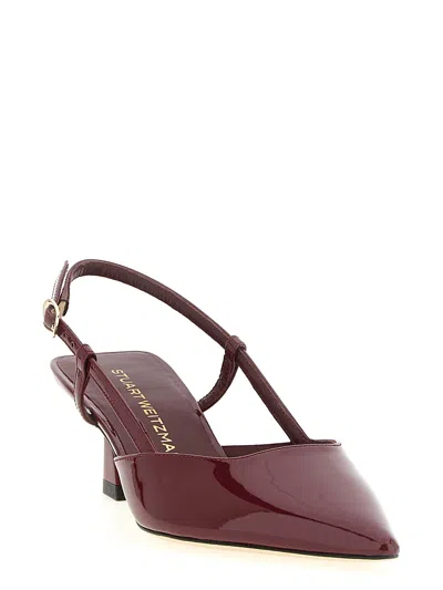 Stuart Weitzman Vinnie 50 Slingback In Red