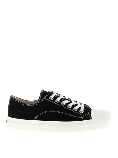 Moschino Square-toe Sneakers In Black