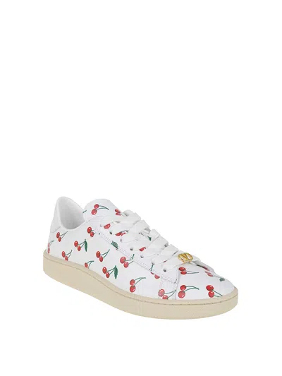 Valentino Royco Sneaker With Cherryfic Pattern In White