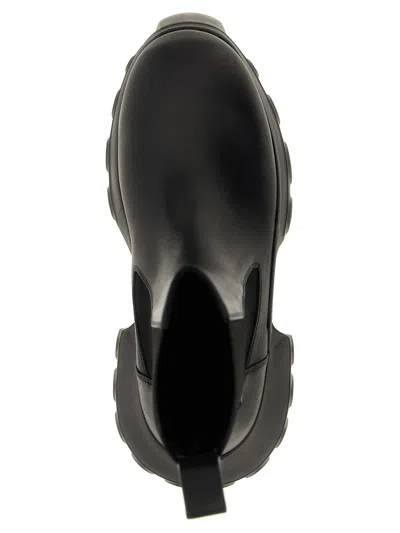 Rick Owens Beatle Mega Tractor Boots In Black