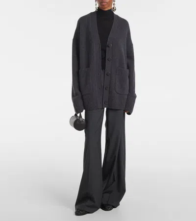 Joseph Oversized Cashmere Cardigan In Gray