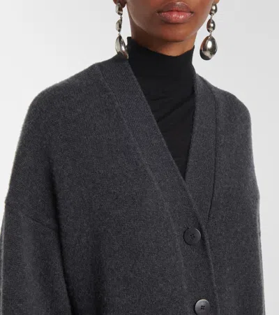 Joseph Oversized Cashmere Cardigan In Gray