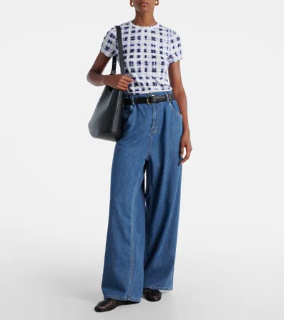 Proenza Schouler Salome Wide-leg Jeans In Blue