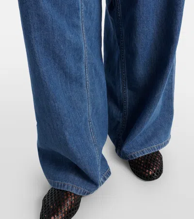 Proenza Schouler Salome Wide-leg Jeans In Blue