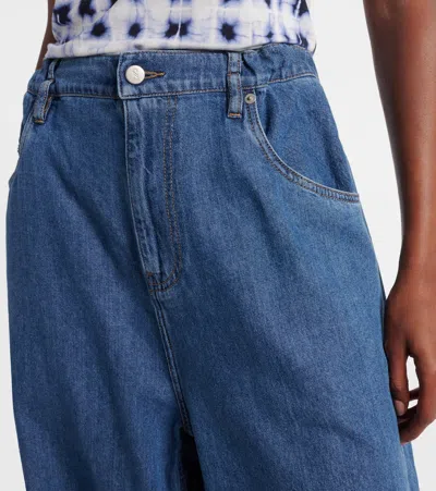 Proenza Schouler Salome Wide-leg Jeans In Blue