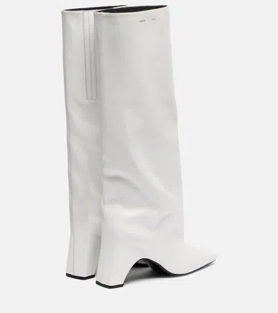 Coperni Bridge Leather Knee-high Boots In Multi