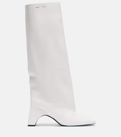 Coperni Bridge Leather Knee-high Boots In Multi