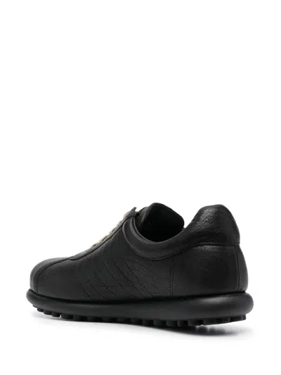 Camper Sneakers In Leather In Black