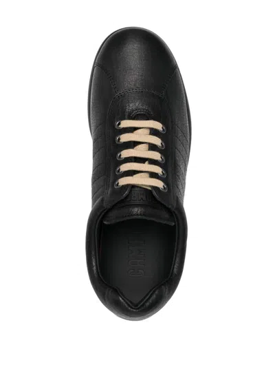 Camper Sneakers In Leather In Black