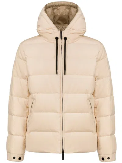 After Label Quilted-design Hooded Puffer Jacket In Neutral