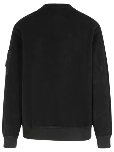 C.p. Company Pocket-patch Crew Neck Sweatshirt In Black