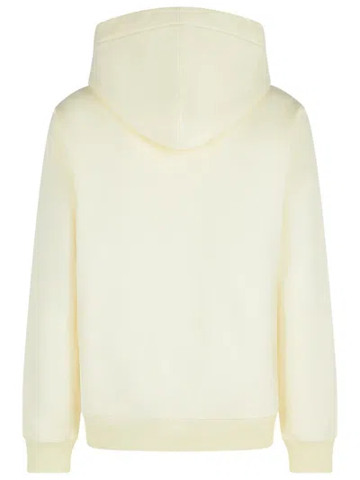 Lanvin Cotton Hooded Sweatshirt Kangaroo Pocket In Yellow