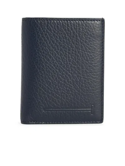 Tom Ford Elongated T Line Card Holder Accessories In Black