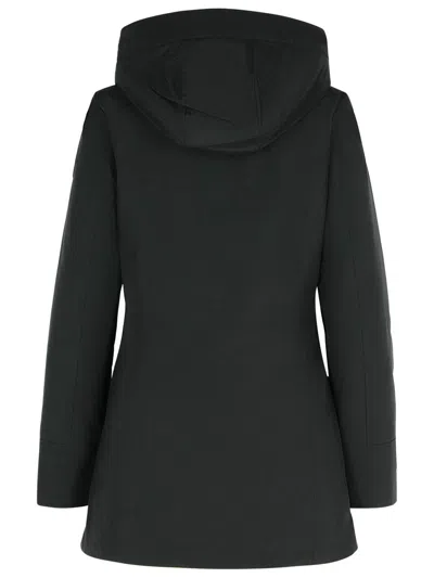 Woolrich Boulder Parka Coat With Padded Design In Black