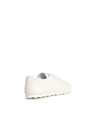 Marni Low-top Sneakers In Leather.round Toelace-up Fasteninglogo Patch At Tonguepanel Constructionchunky S In Multi