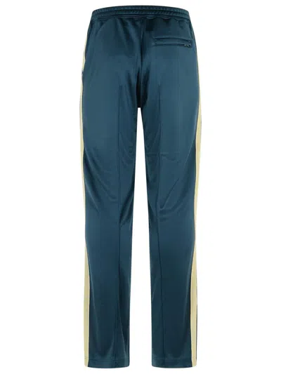 Tom Ford Satin Side-stripe Sweatpants In Blue