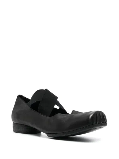 Uma Wang Leather Ballet Flats In Multi