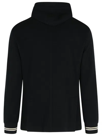 Eleventy Jacket With Detachable Hood In Black