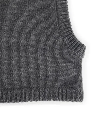 Lisa Yang 'astri' Graphite Cashmere Balaclava In Gray