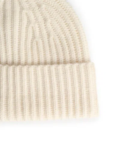 Lisa Yang 'martigny' Cream Cashmere Beanie In Neutral
