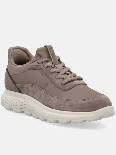 Geox Spherica Plus Low-top Sneakers In Neutral