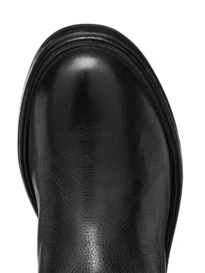 Geox Swelen Lace-up Platform Boots In Black