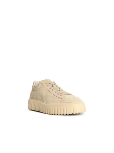 Hogan Low Top Platform Sole Sneakers In Sand