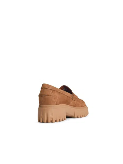 Hogan Suede Loafers In Brown
