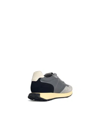 Hogan 'h601' Multicolor Leather Sneakers In Gray