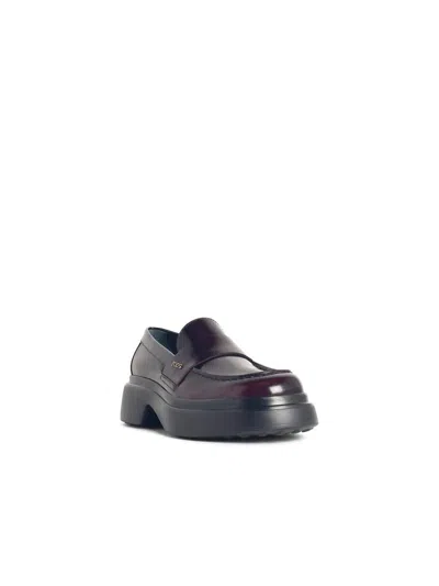 Tod's Must-be Leather Loafers In Red