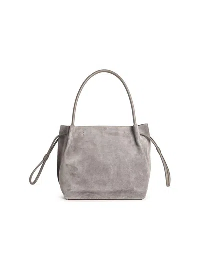 Tod's Grey Suede Bag In Gray