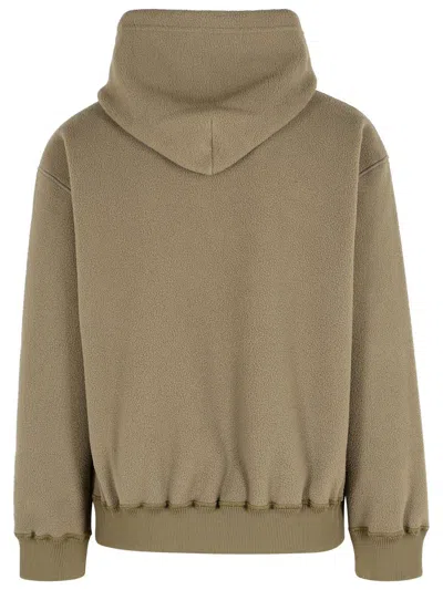 Mm6 Maison Margiela Taupe Polyester Sweatshirt In Green