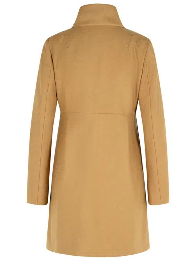 Fay Beige Wool Blend Coat Women In Nude