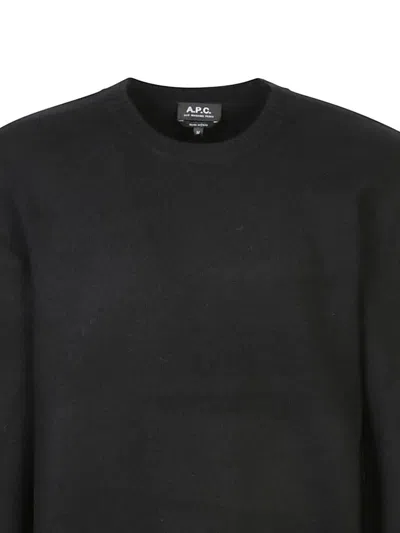 Apc A.p.c. Mens Edward Black Jumper In Blue