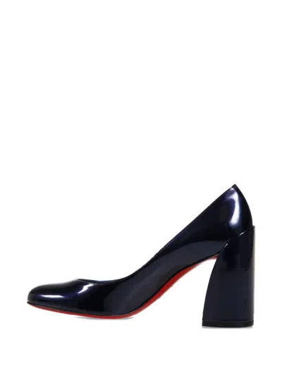Christian Louboutin With Heel Blue And Green In Multi