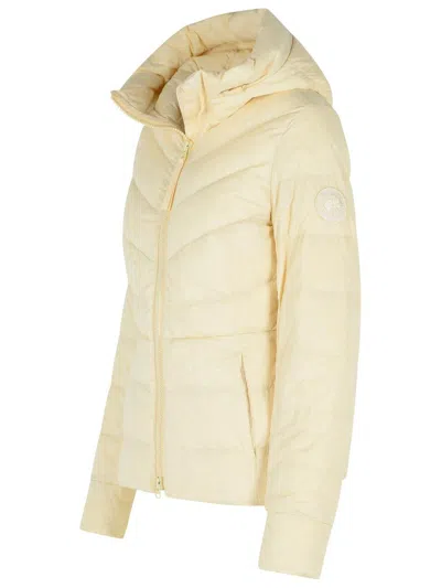 Canada Goose Hooded Long Sleeve Quilted Jacket In Neutral