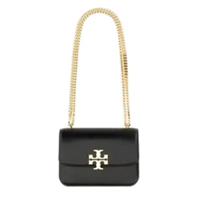 Tory Burch Eleanor Small Convertible Shoulder Bag In Black