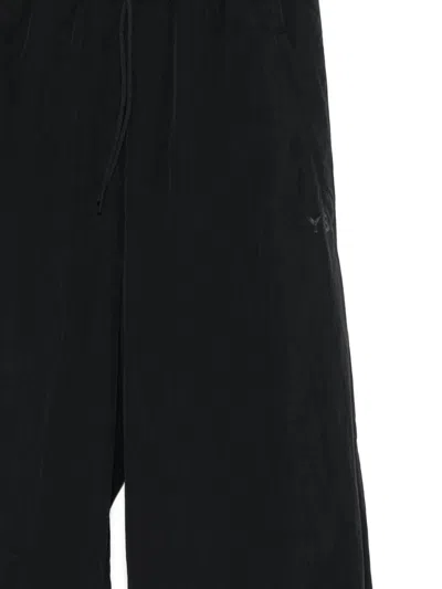 Y-3 Drawstring Wide-leg Sweatpants In Black