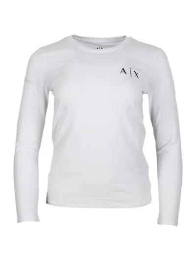 Armani Exchange T-shirts And Polos In White