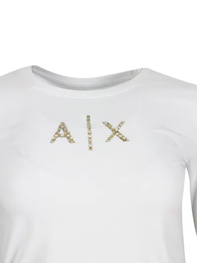 Armani Exchange T-shirts And Polos In White