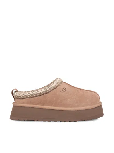 Ugg Tazz Braided-trim Slippers In Brown