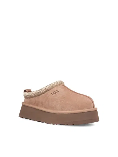 Ugg Tazz Braided-trim Slippers In Brown