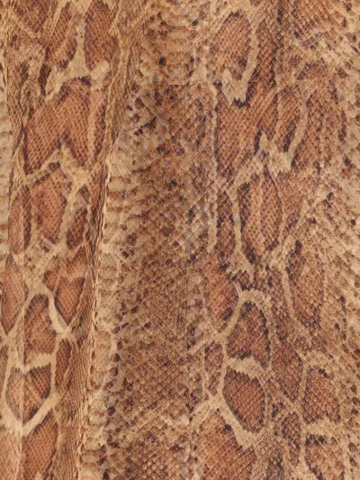 Zimmermann Hypnotic Smocked Blouse In Brown