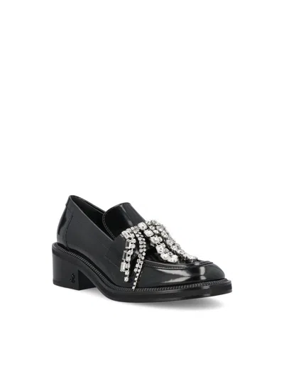 Jimmy Choo 50mm Tylor Crystal-embellished Loafer Pumps In Multi