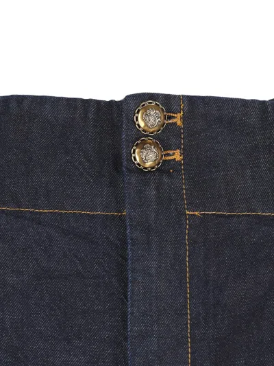 Zimmermann Denim Hypnotic Wide-leg Jeans In Blue
