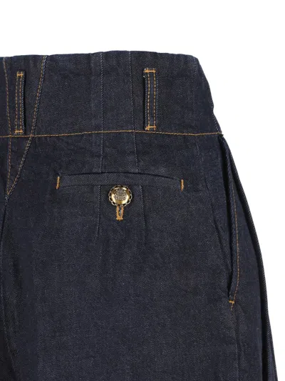 Zimmermann Denim Hypnotic Wide-leg Jeans In Blue