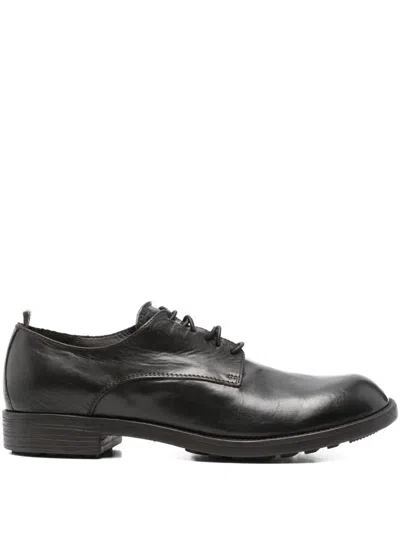 Officine Creative Diary 009 Lace-up Derby Shoes In Black