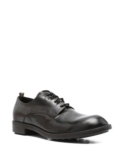 Officine Creative Diary 009 Lace-up Derby Shoes In Black